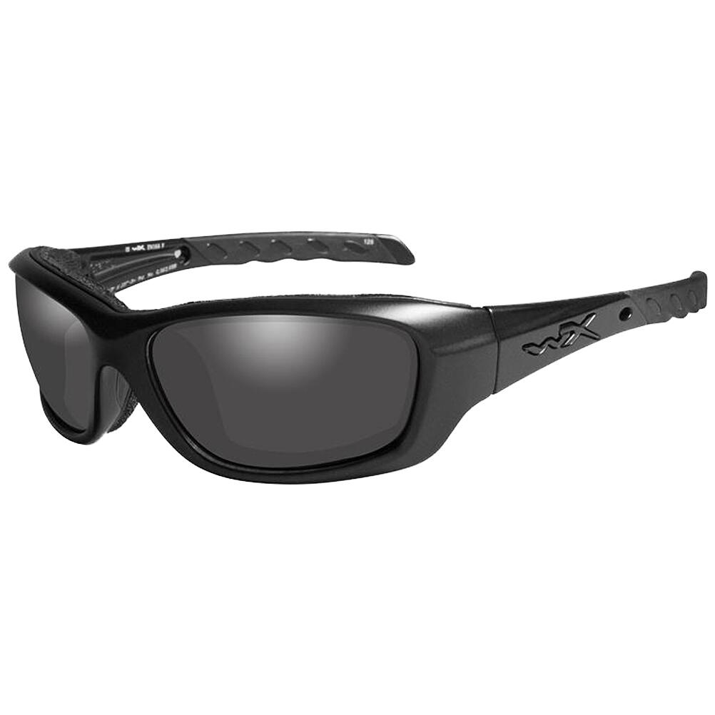 Wiley X WX Gravity Glasses - Smoke Grey Lens / Black Ops Matte Black Frame 1/1