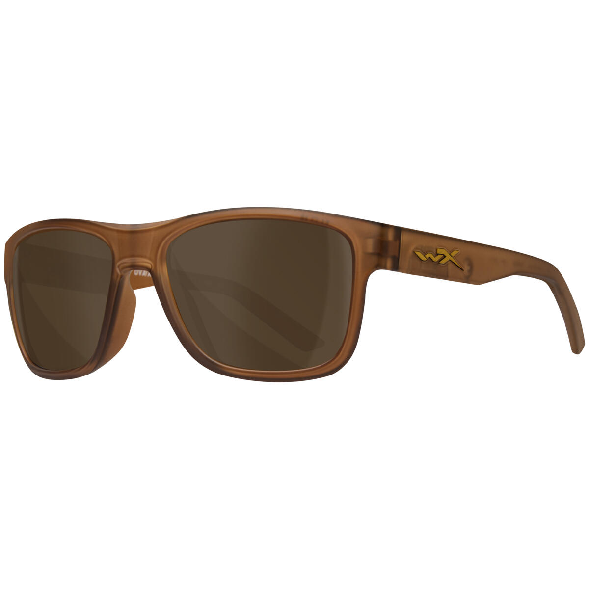 Wiley X WX Ovation Glasses - Brown Lenses / Matte Rootbeer Frame 1/1