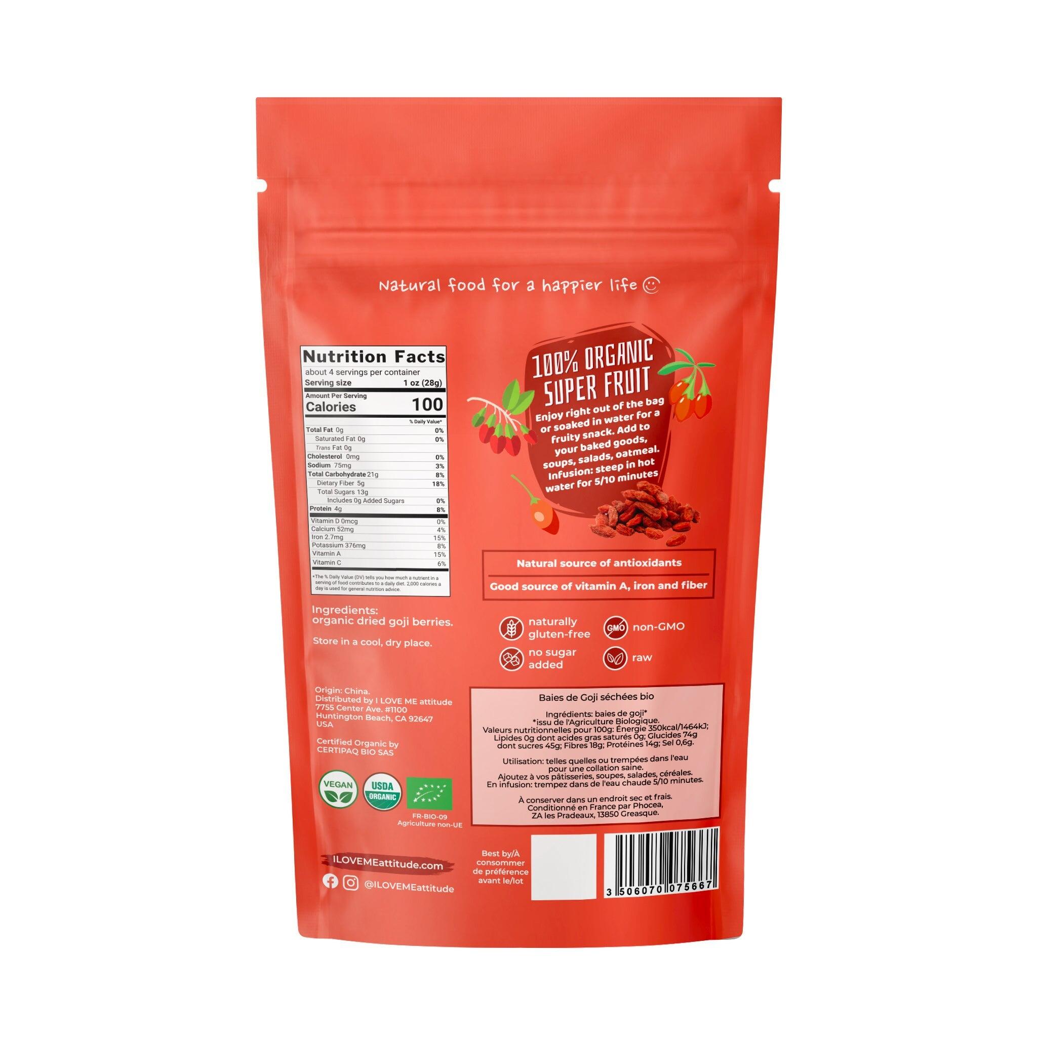 Bacche di Goji essiccate biologiche 2/2