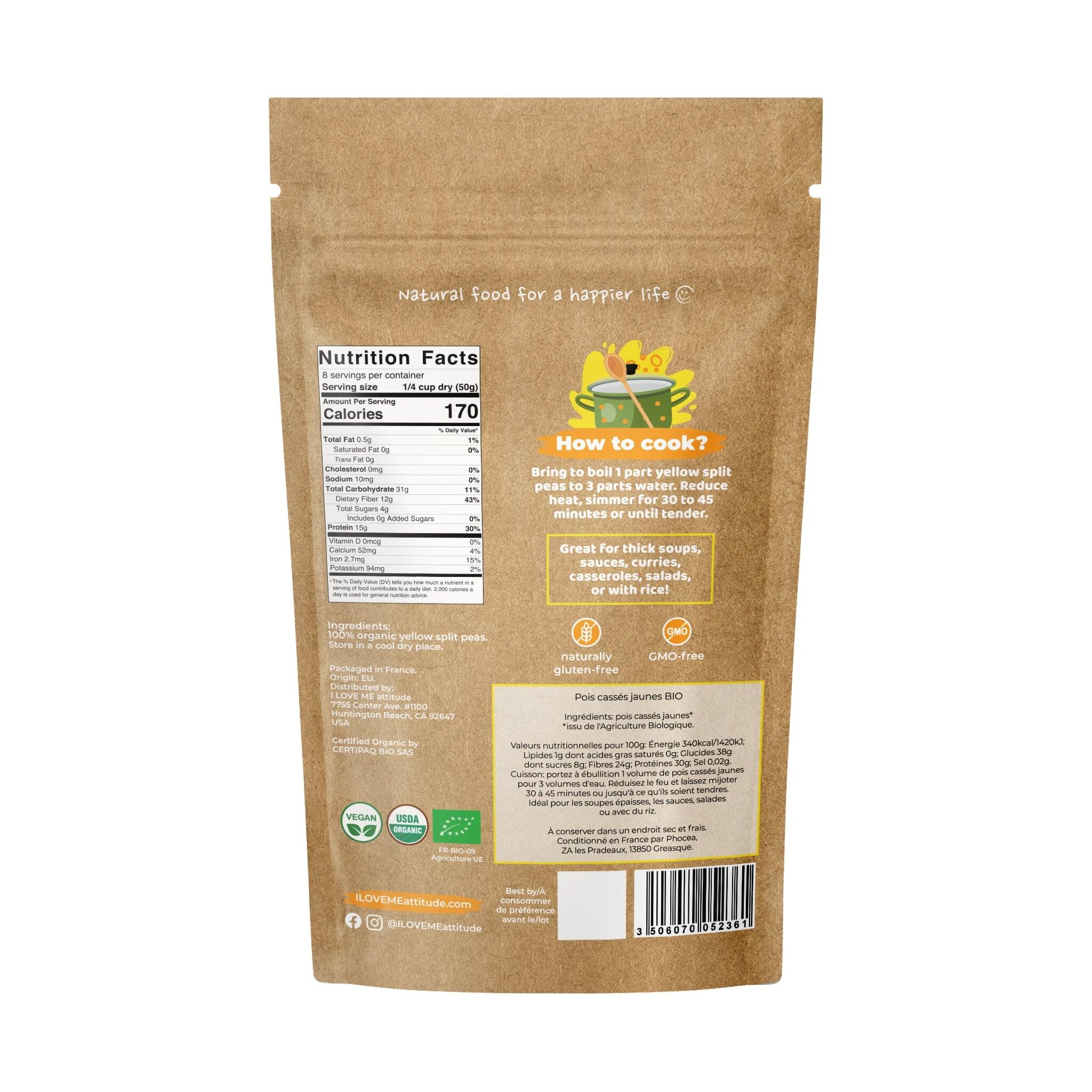 Guisantes Partidos Amarillos BIO 2/2