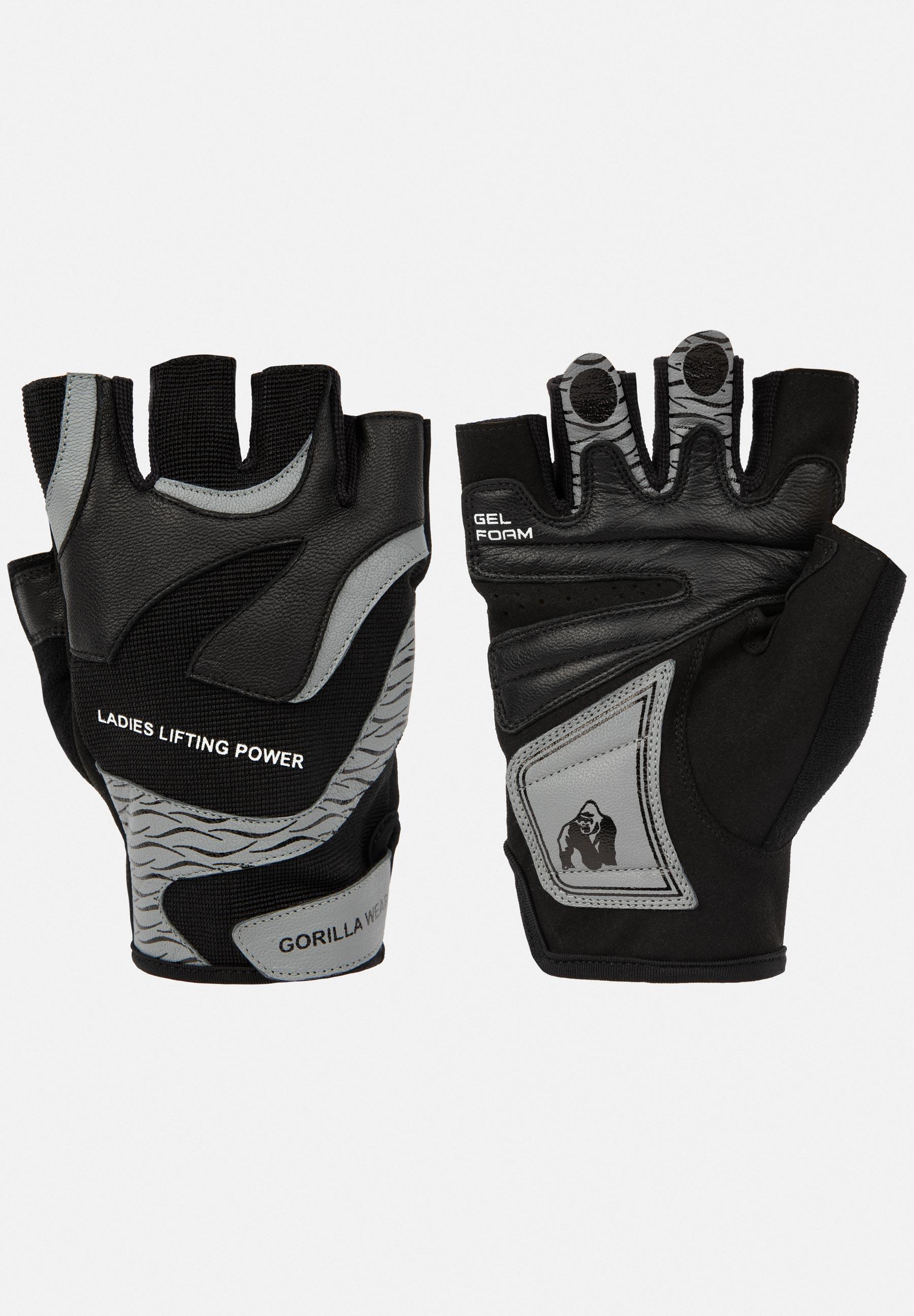 GORILLA WEAR WoHerren Fitnesshandschuhe 2.0 - Schwarz/Grau