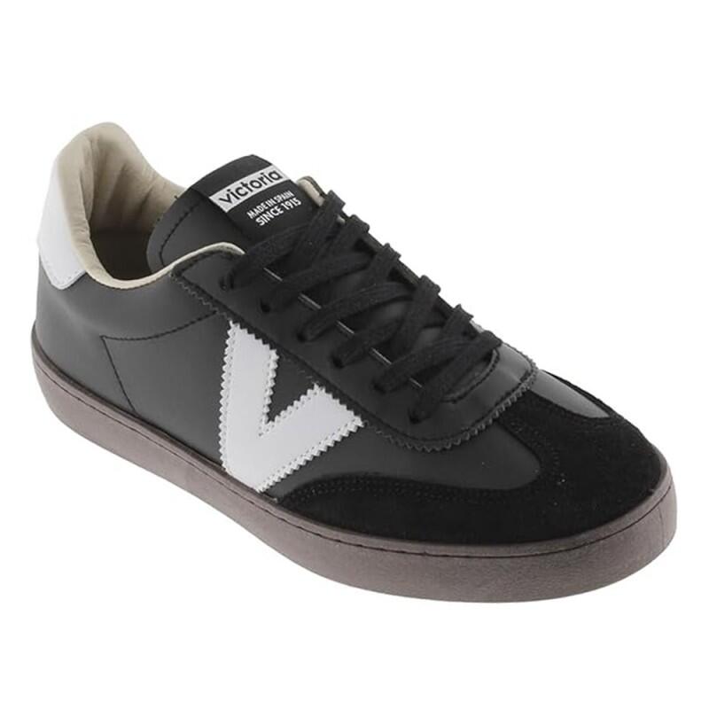 Zapatillas Deportivas Victoria Berlin efecto piel Negro VICTORIA