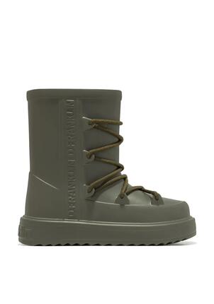 Flache Stiefeletten Damen D.franklin Nevis Grün