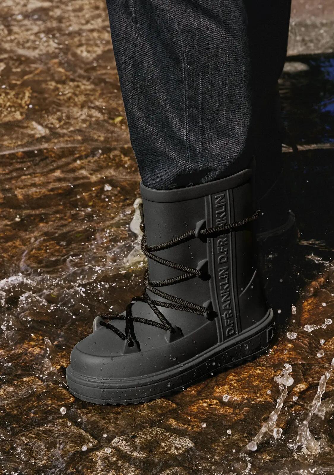 Botas de Agua Materiales Impermeables Nevis Negro D.Franklin 5/5