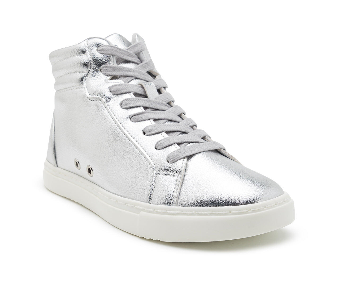 Fuego High-Top Dance Sneakers in silver 2/7