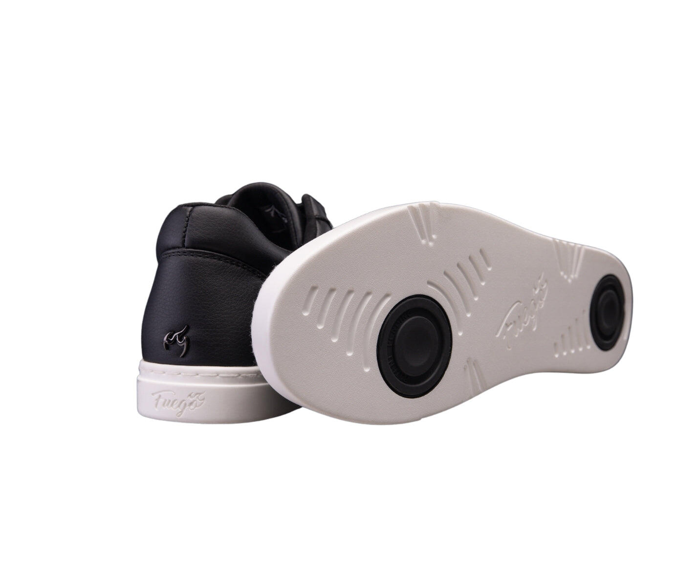 Fuego Low-Top Dance Sneakers en noir/blanc 3/7