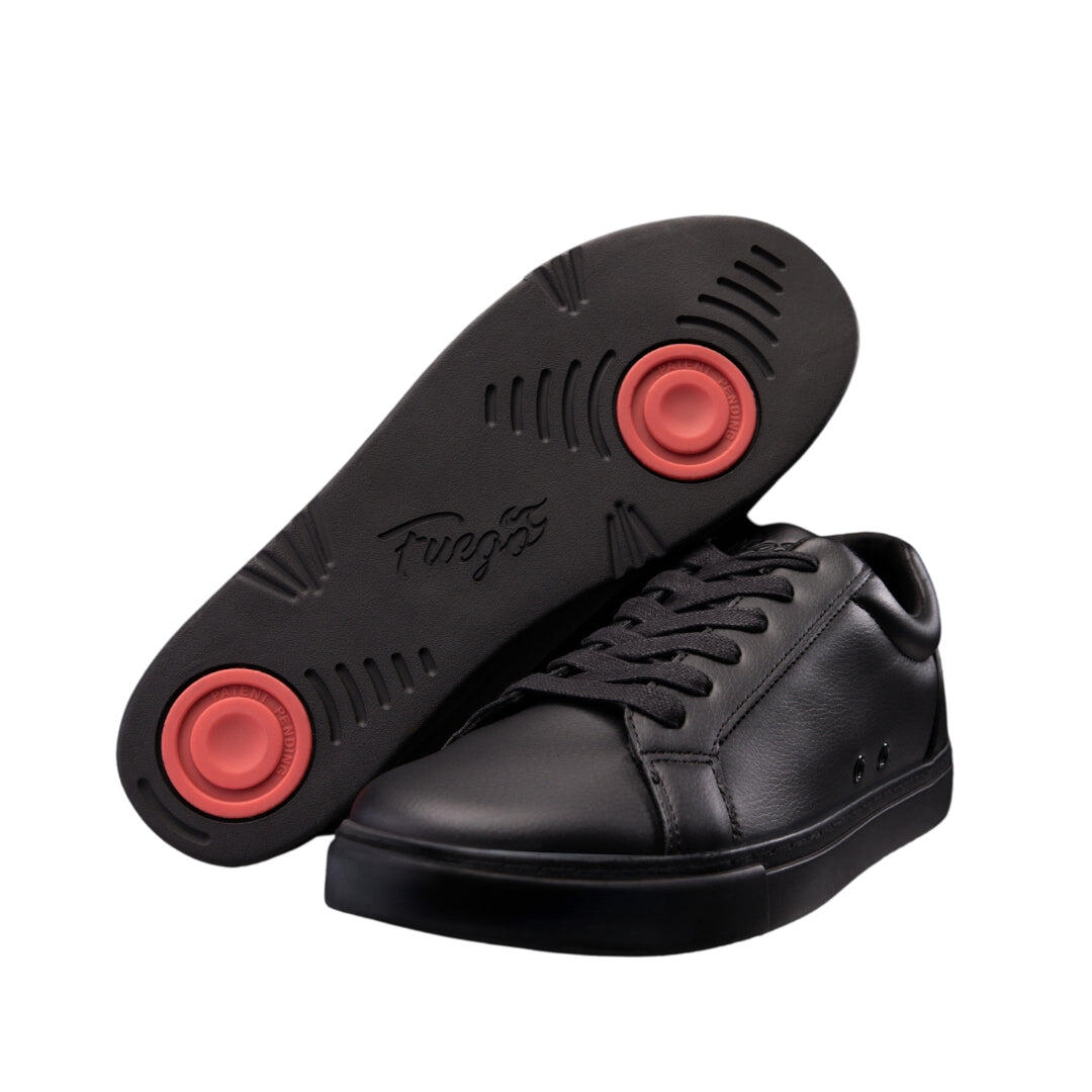 Fuego Low-Top Dance Sneakers in Schwarz 3/7