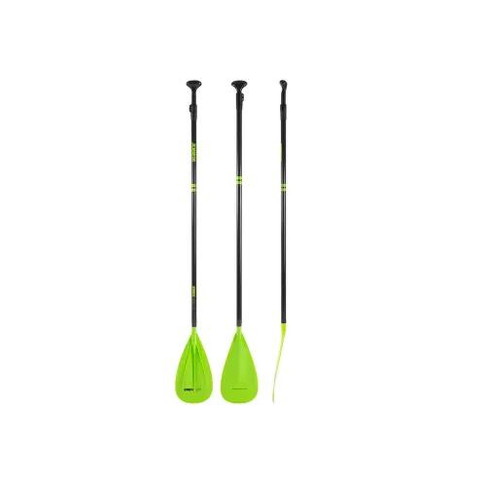 Jobe - Jobe Fusion Stick 3-piece Sup Paddle - Pagaie - Jaune|noir|vert - 210 Cm - Decathlon