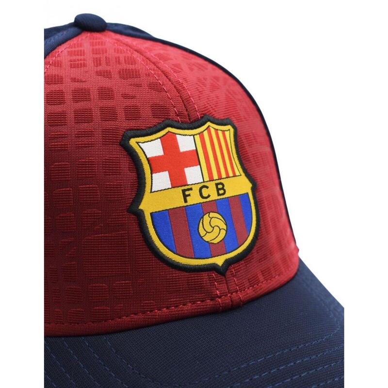 Șapcă pentru copii de la Barcelona, roșu-granat și albastru
