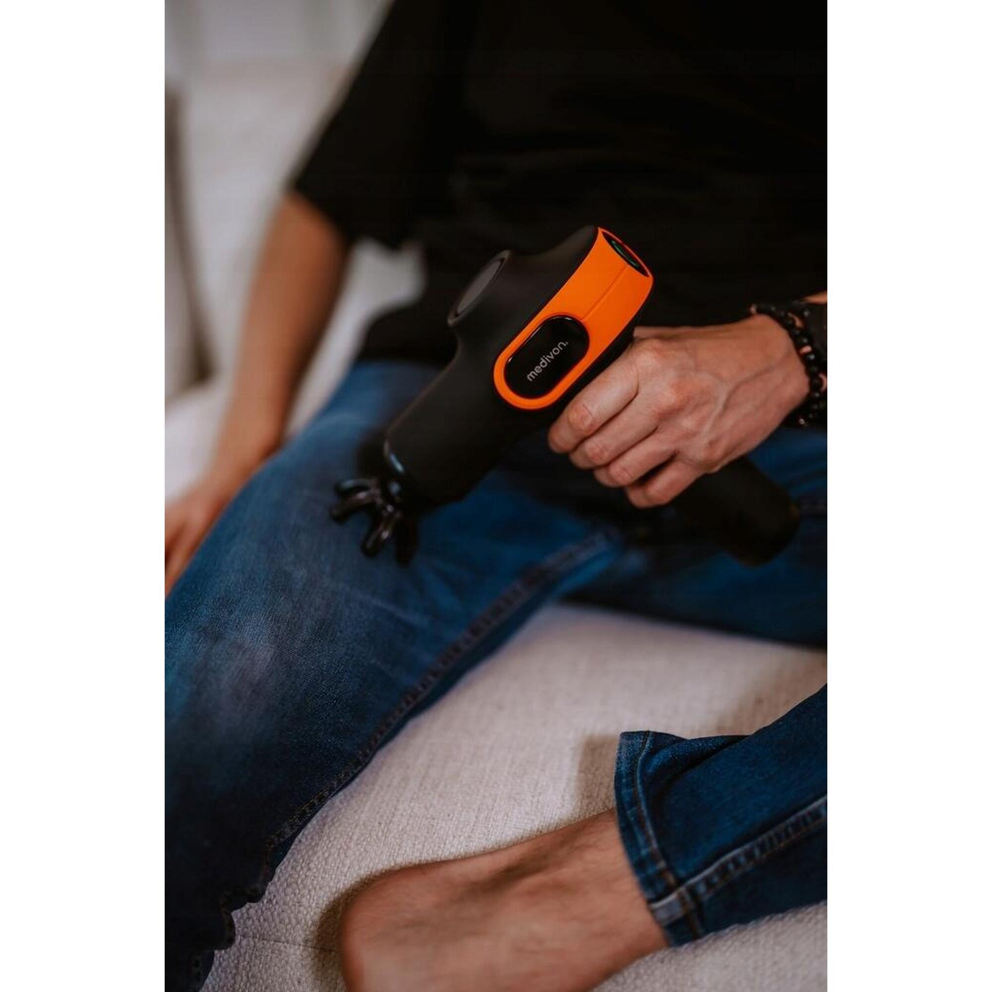 Masażer wibracyjny MEDIVON Gun Vital ręczny do masażu Pleców, Stóp i Ciała