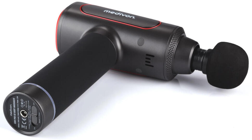 Masażer ręczny Medivon Gun PRO X2 ETUI + głowice do Pleców, Stóp i Ciała