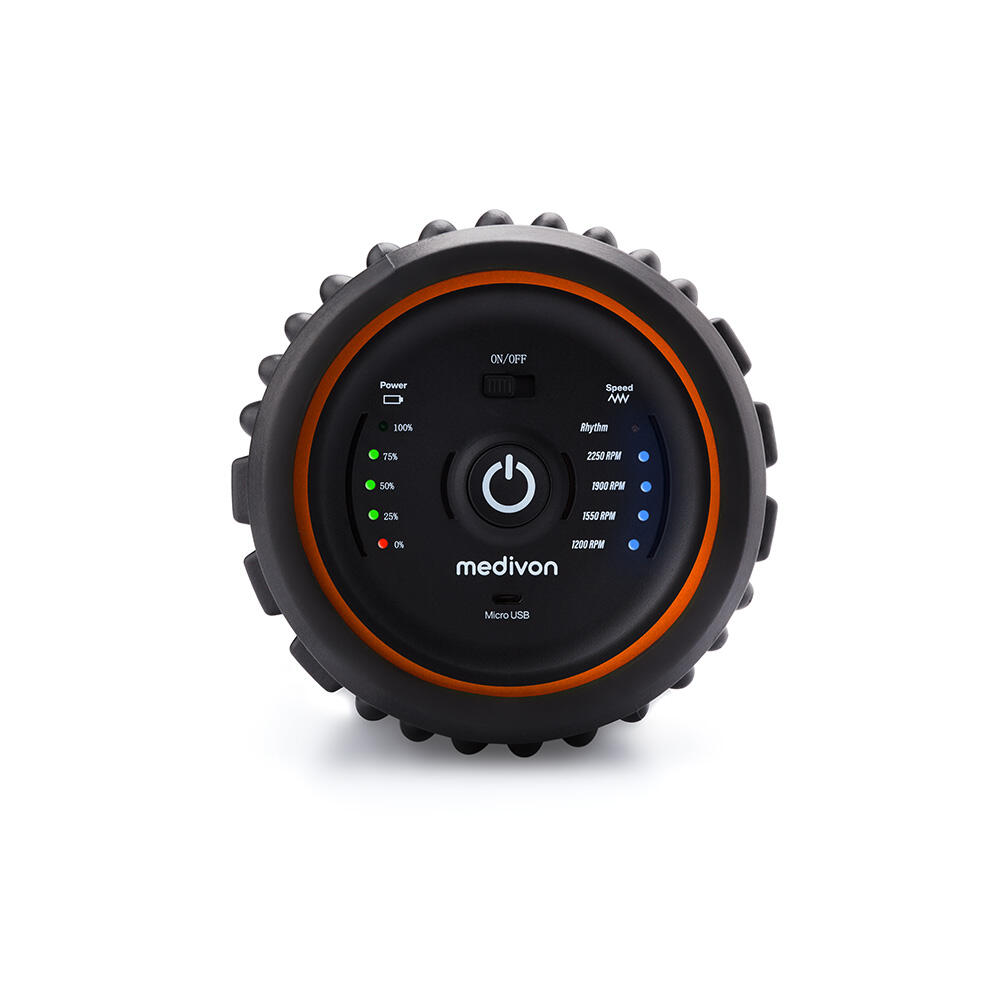 RecoRoll Max, body roller 4 massage levels, USB, zwart 4/7