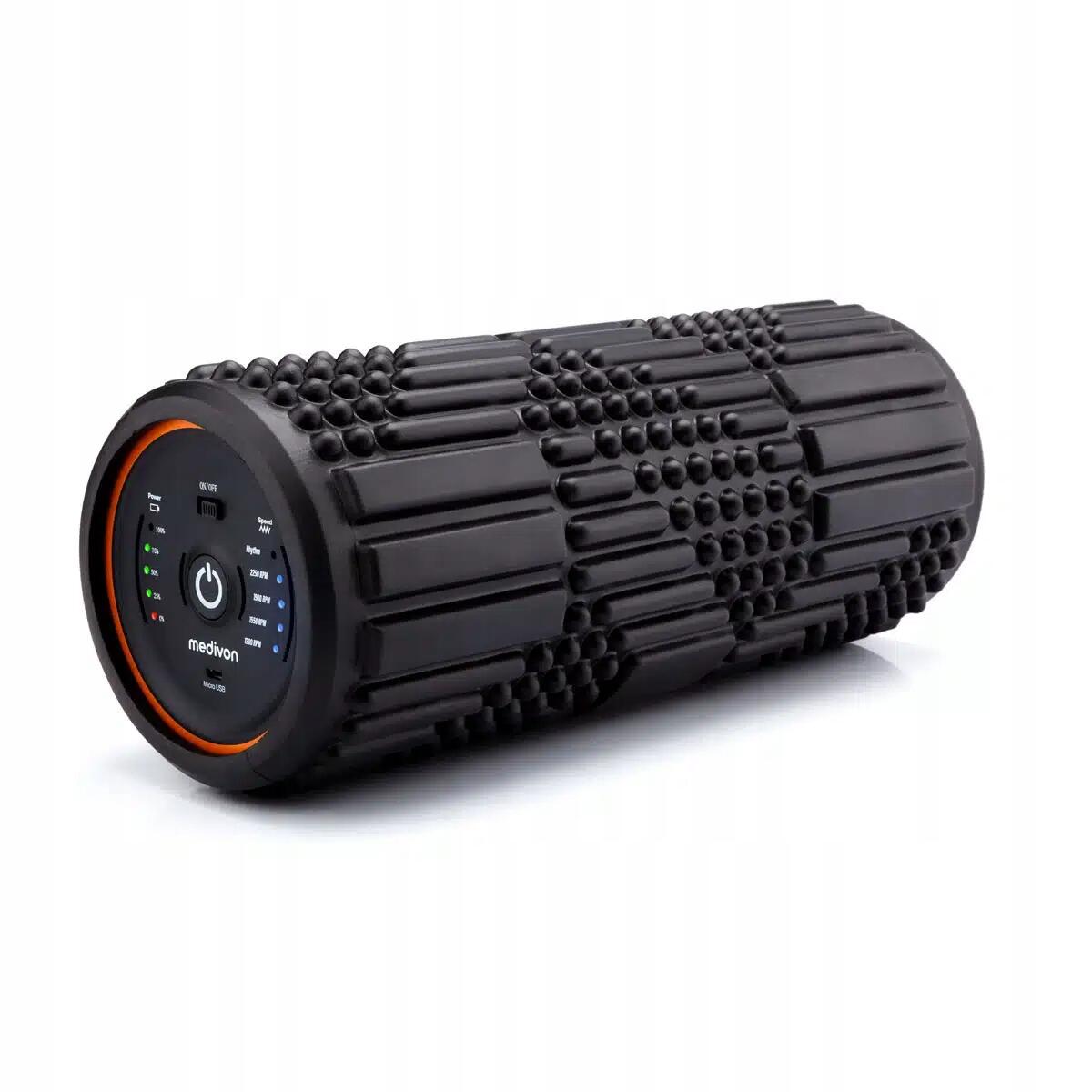 RecoRoll Max, body roller 4 massage levels, USB, zwart 6/7