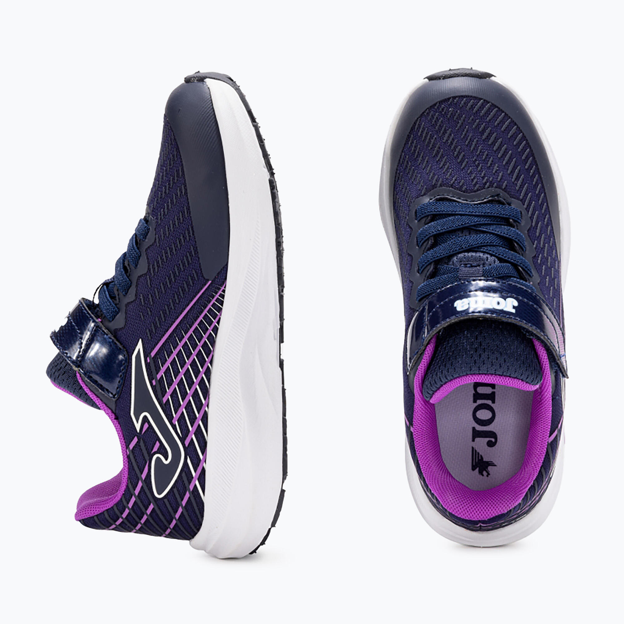JOMA SUPER CROSS JR 2533. Fúcsia marinho. Sapatilhas de corrida para rapariga. 4/5
