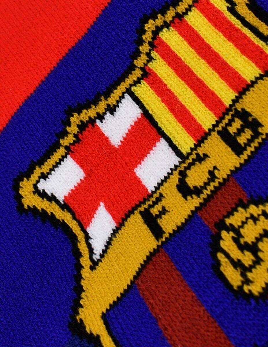 Bufanda doble cara Barça Senyera 3/4