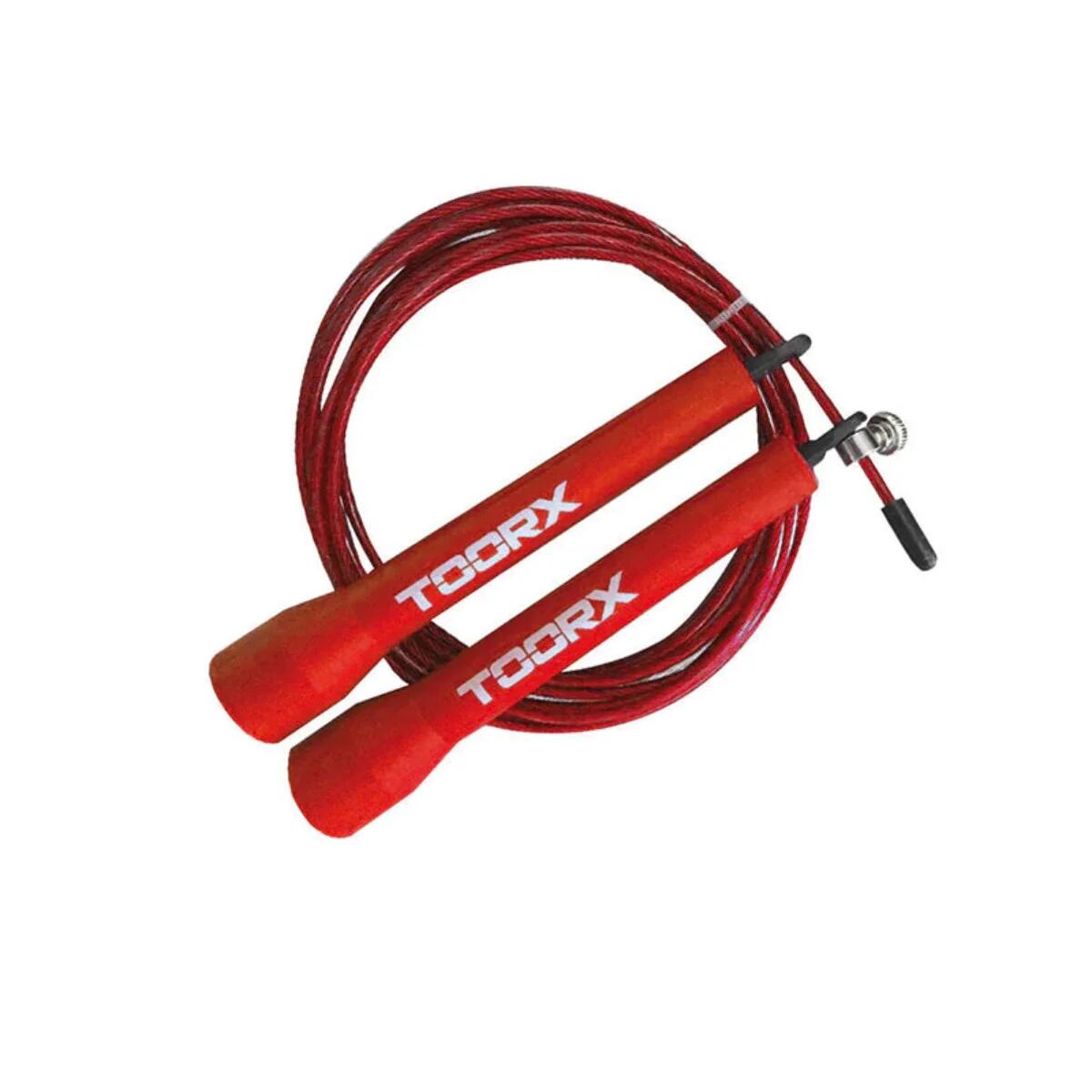Toorx - Speedrope Acier Avec Poignées En Plastique - Rouge - Corde À Sauter - Rouge - No Size - Decathlon