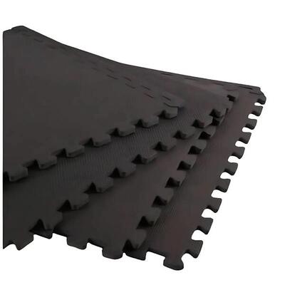 Tatami mat zwart 122 x 122 x 1.2 cm