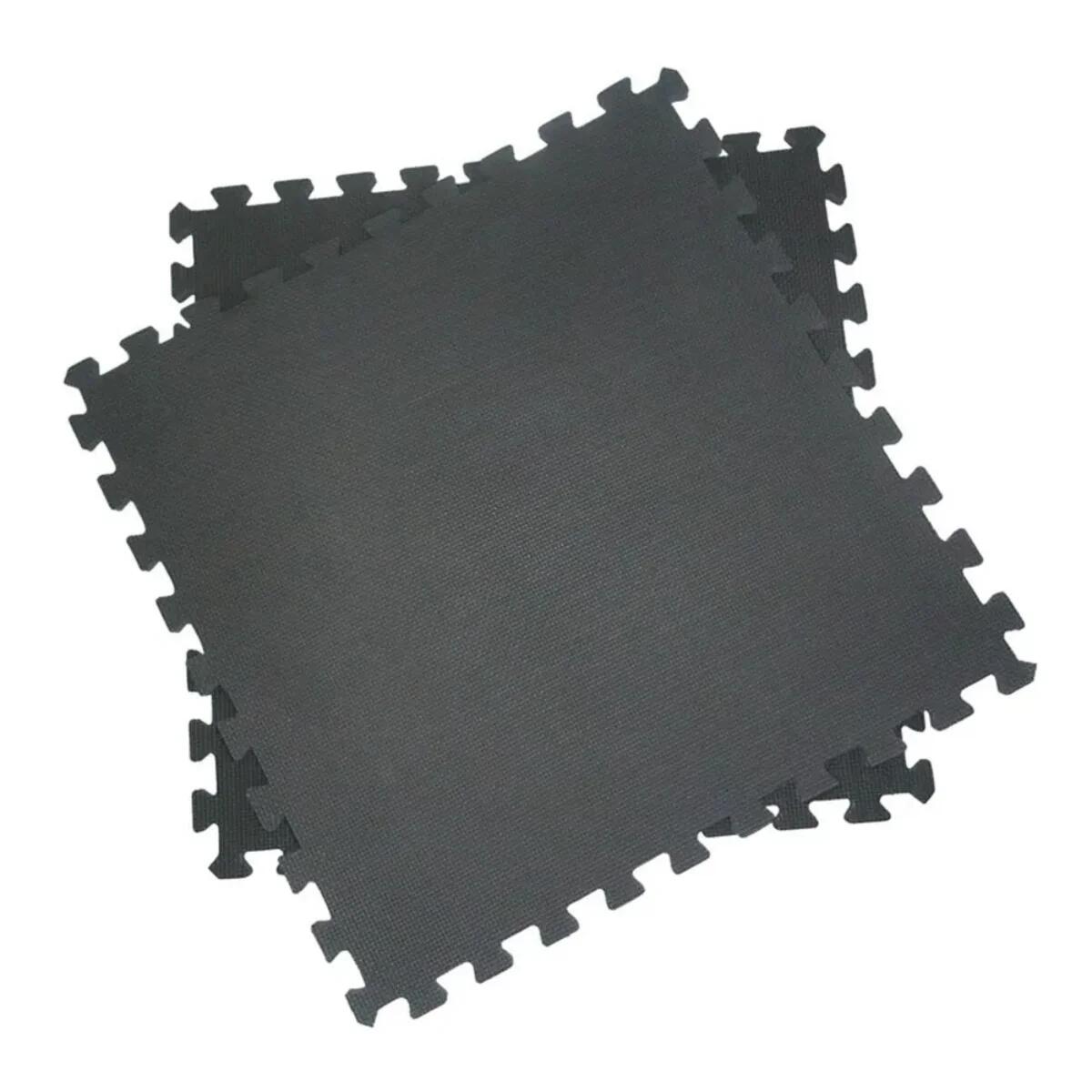 Tatami Mat Zwart 122 x 122 x 1.2 cm 3/4