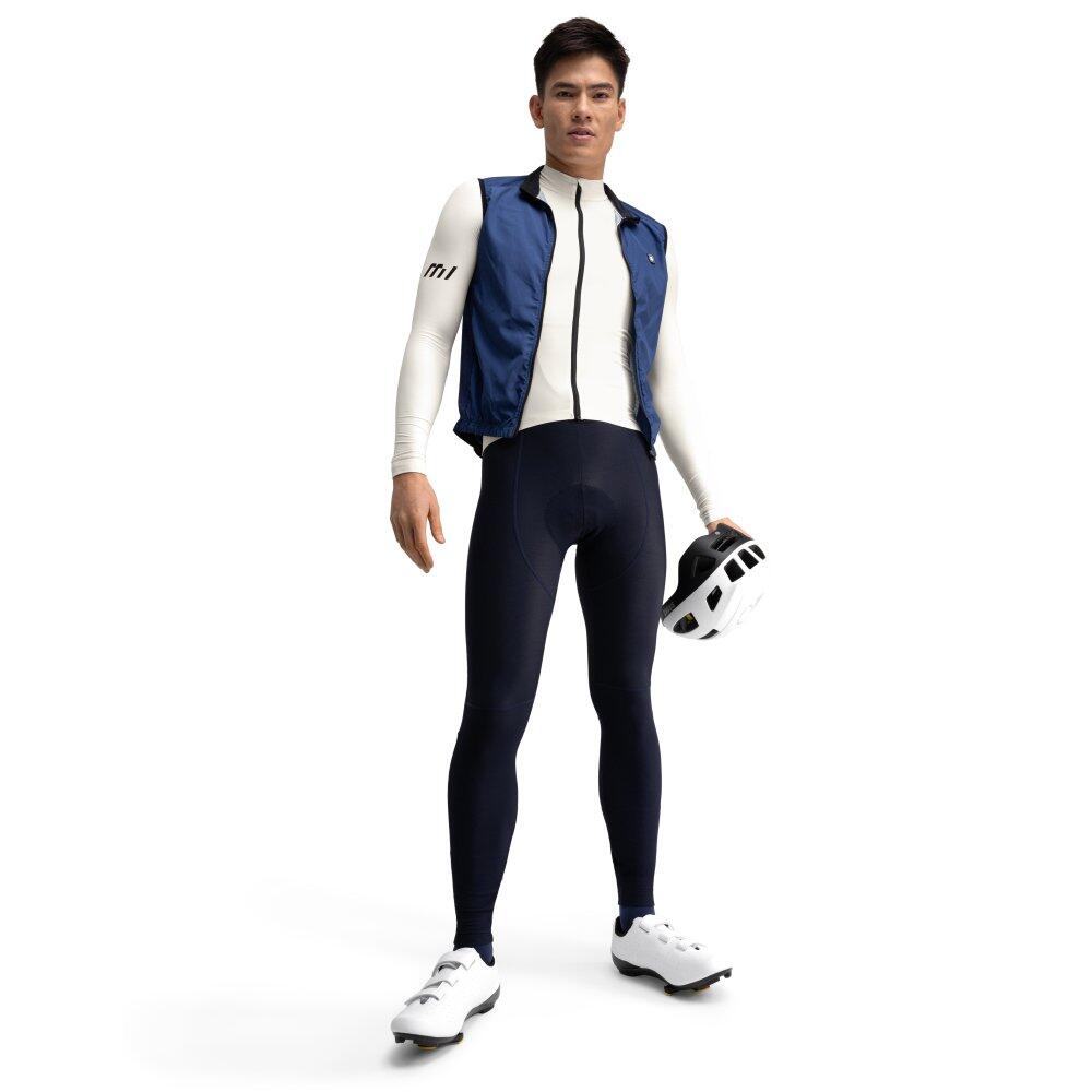 Herren Radsport thermo-langarmradtrikot für M7 Egret Weiß 3/8