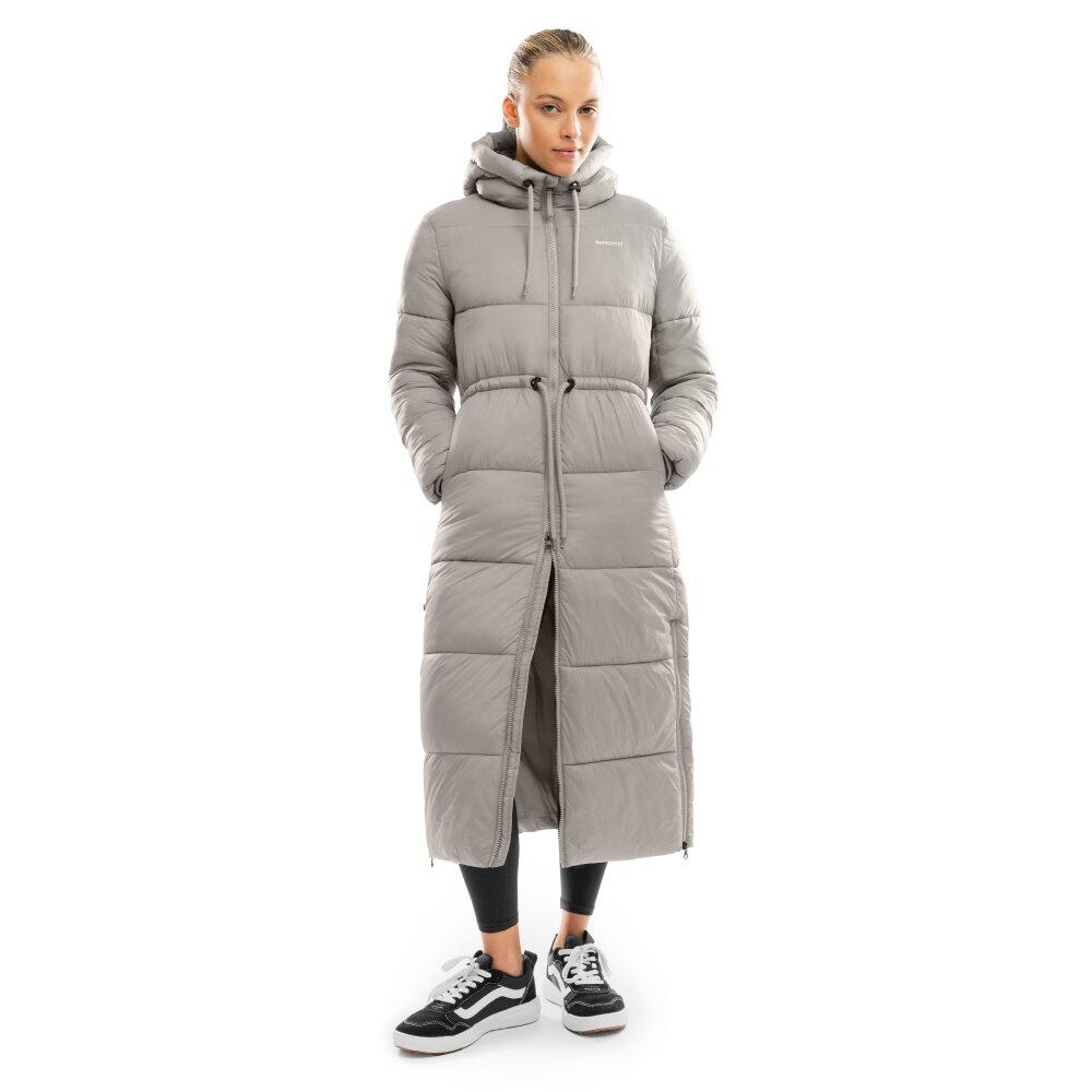 SIROKO Dames Lifestyle lange pufferjas Hemisphere Grijs