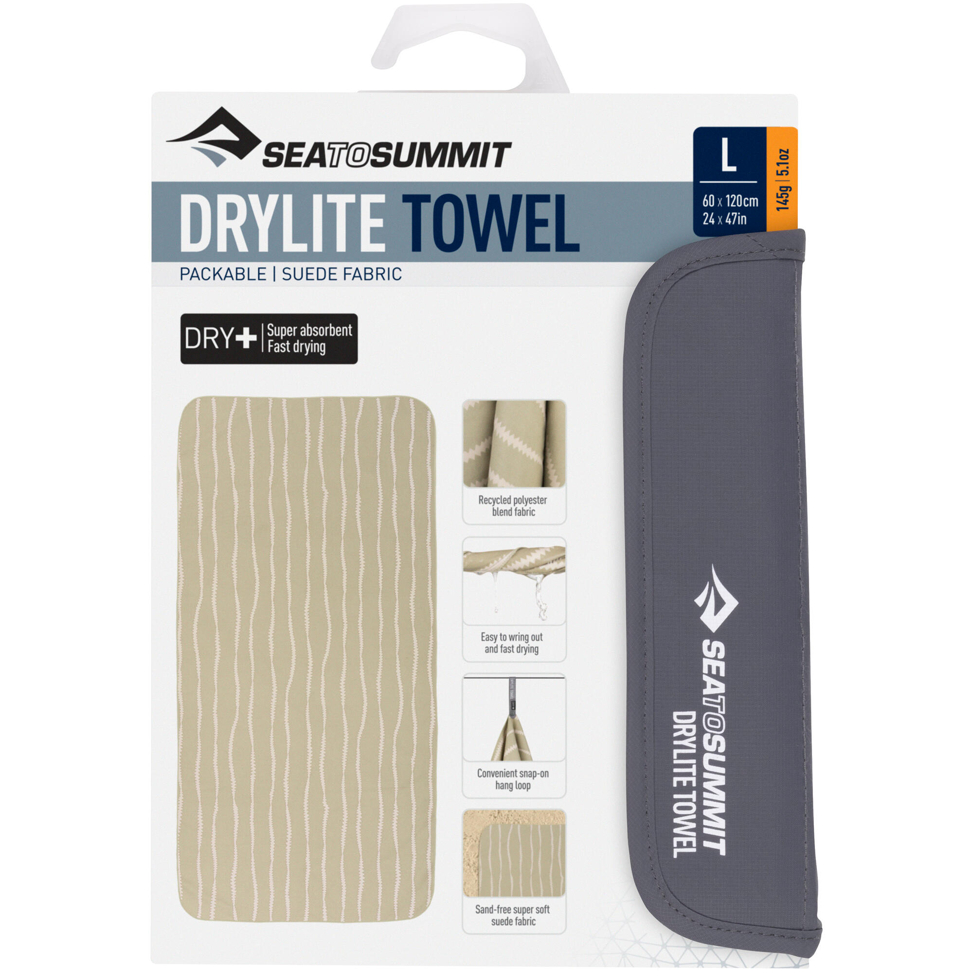 SEA TO SUMMIT Travel-Handtuch DryLite Towel XL desert