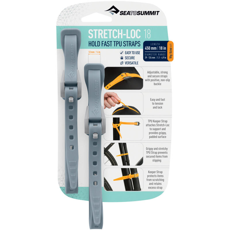 Sea to Summit Stretch Loc 18 sangles d'arrimage      1885€    SEA TO SUMMIT Sea to Summit Stretch Loc 18 sangles d'arrimageVendu exclusivement en ligne   