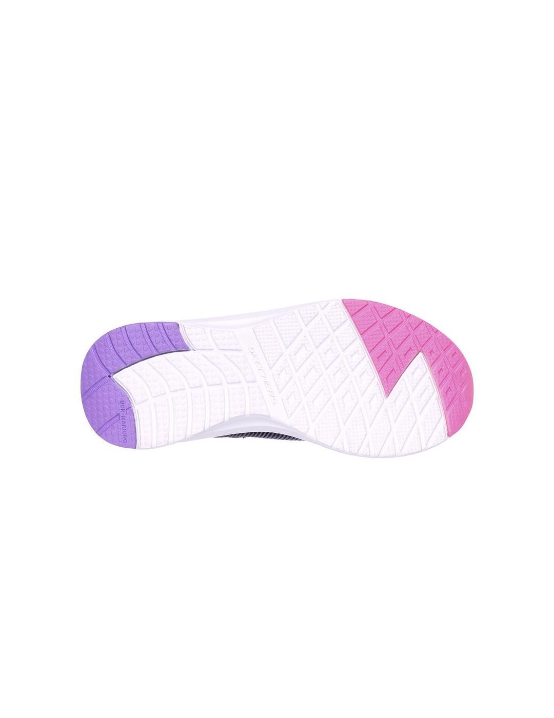 Sapatilhas esportivas para menina Skechers Dynamic tread Preto. 3/3
