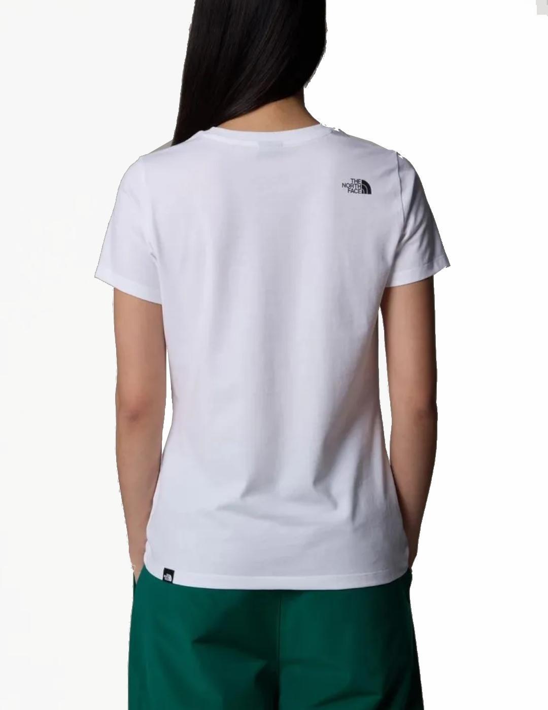 Maglietta da donna The North Face Simple Dome Bianca 2/4