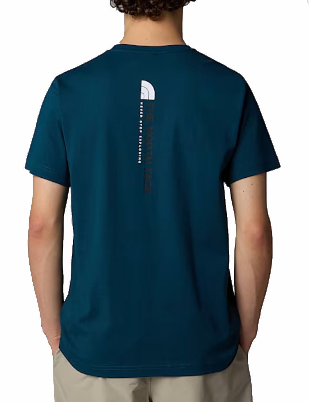 Camiseta para Hombre The north face Vertical Azul 2/2
