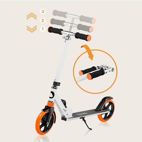 Trotinete Lionelo Luca 200 mm ShockResist Dobrável Até 100 kg 2/7