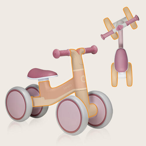 Draisienne Lionelo Villy 4 Roues EVA Stable Enfant 3/8