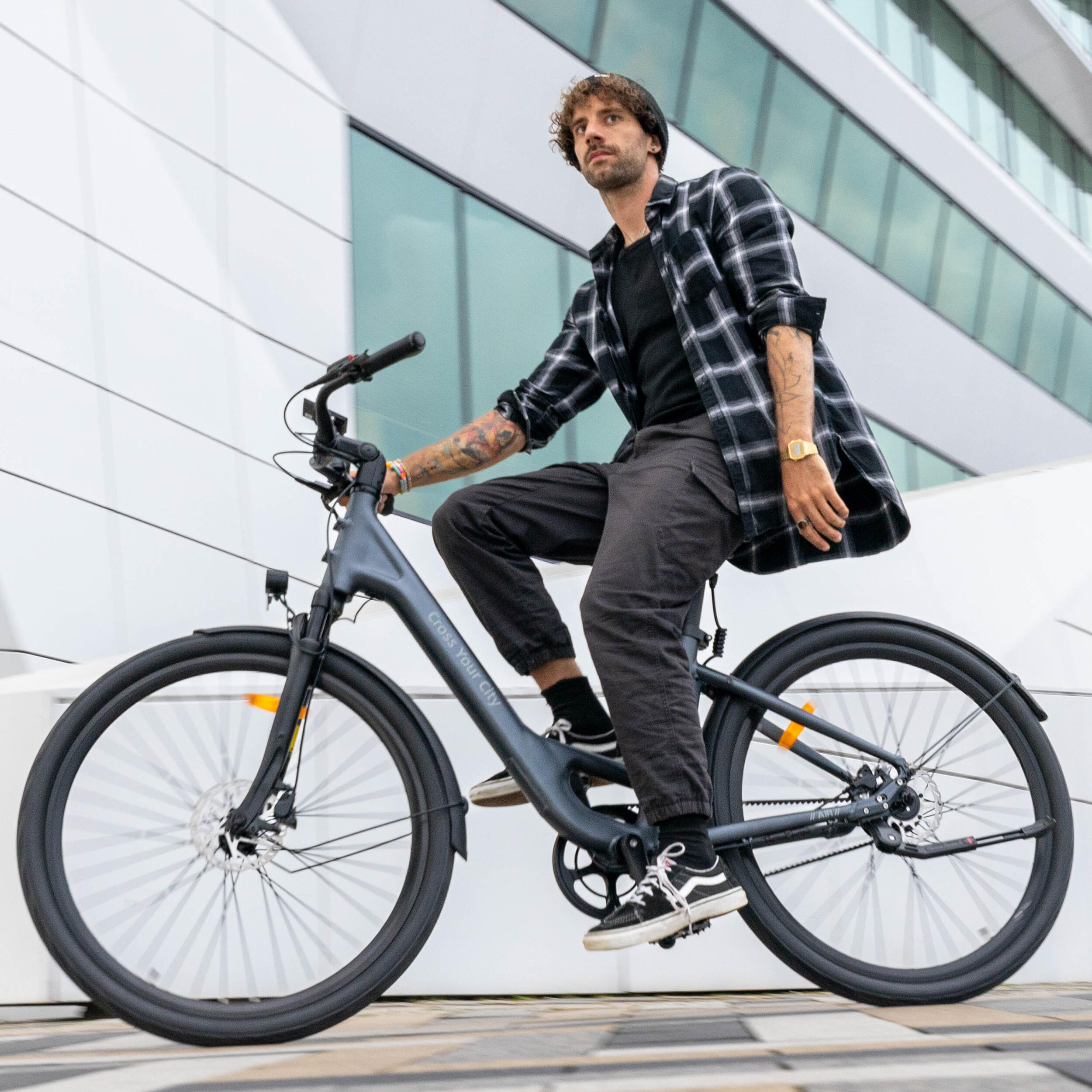 ADO E-Bike Air28 Elektrofahrrad 9,6Ah+5,6Ah ,Pedelec Riemenantrib Cityrad 4/7
