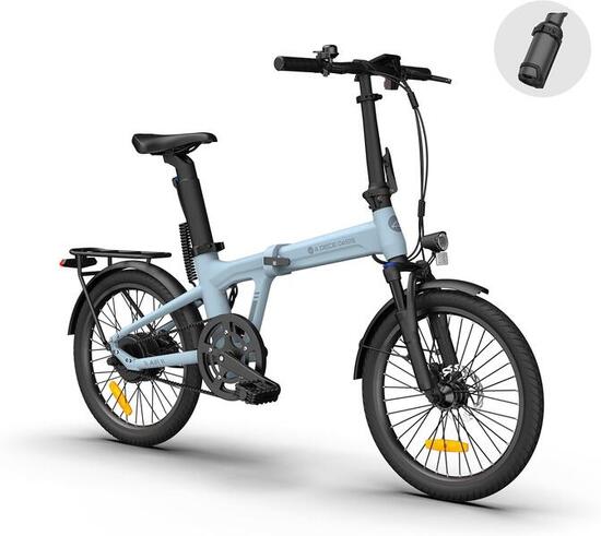 ADO E-Bike Air20Pro,9,6+5,6Ahklapprad e-Bike,Riemenantrieb,20 Zoll, 2 Gang,BAFAN