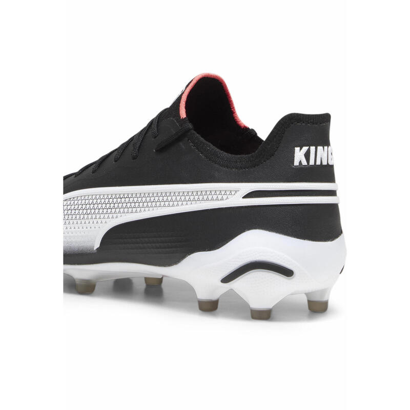 Ghete de fotbal unisex Puma King Ultimate FG AG, Negru