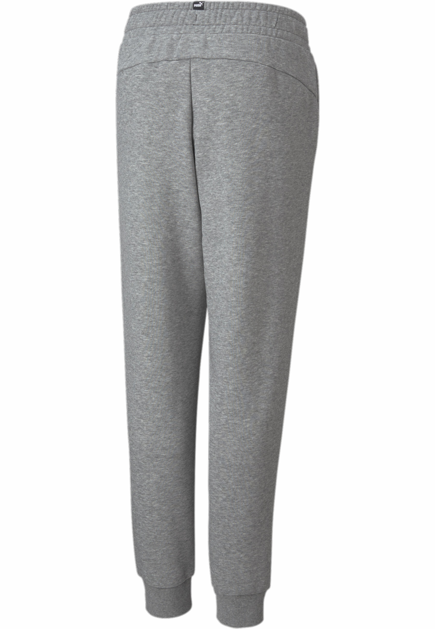 Młodzieżowe spodnie z logo Essentials PUMA Medium Gray Heather 2/4