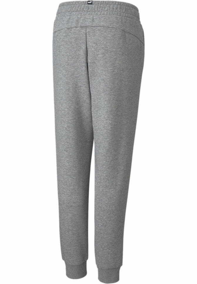 Młodzieżowe spodnie z logo Essentials PUMA Medium Gray Heather