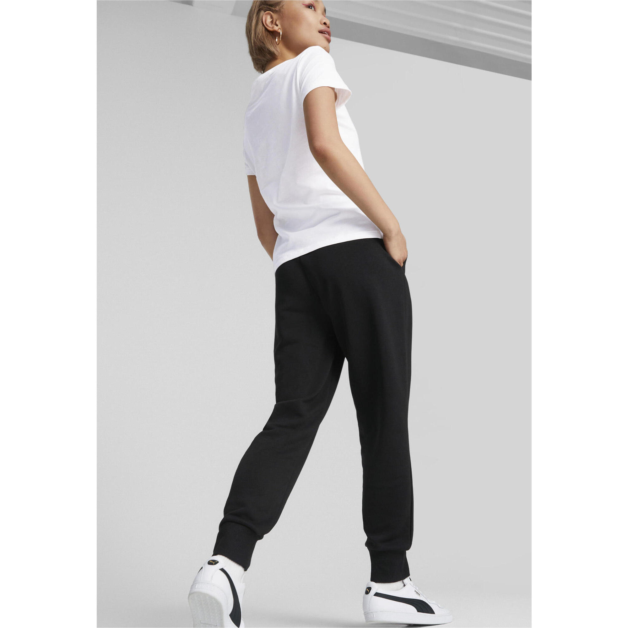 Damskie spodnie dresowe Essentials PUMA Black
