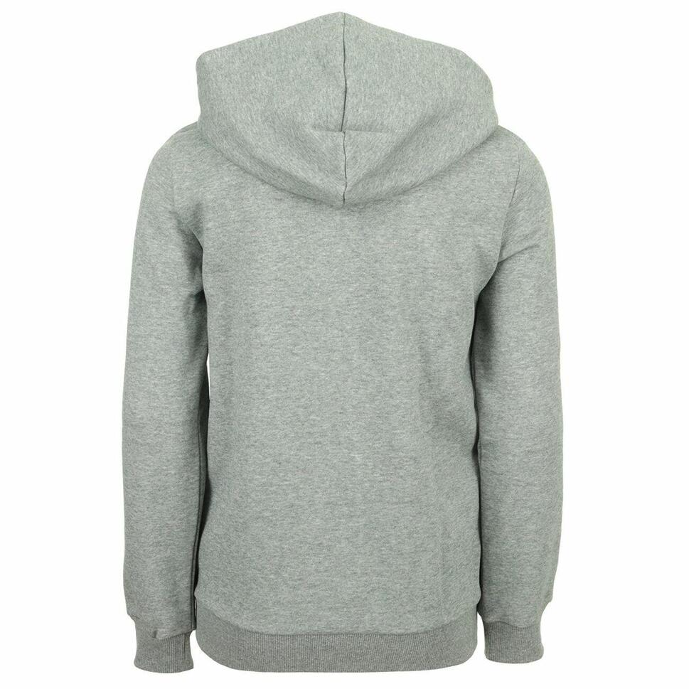 Młodzieżowa bluza z kapturem z dużym logo Essentials PUMA Medium Gray Heather