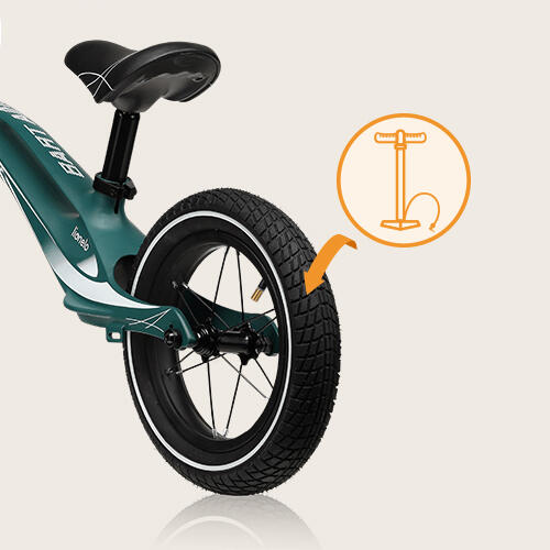 Bicicleta sin pedales Lionelo Bart Magnesio 12” Ligera 2+ 7/9