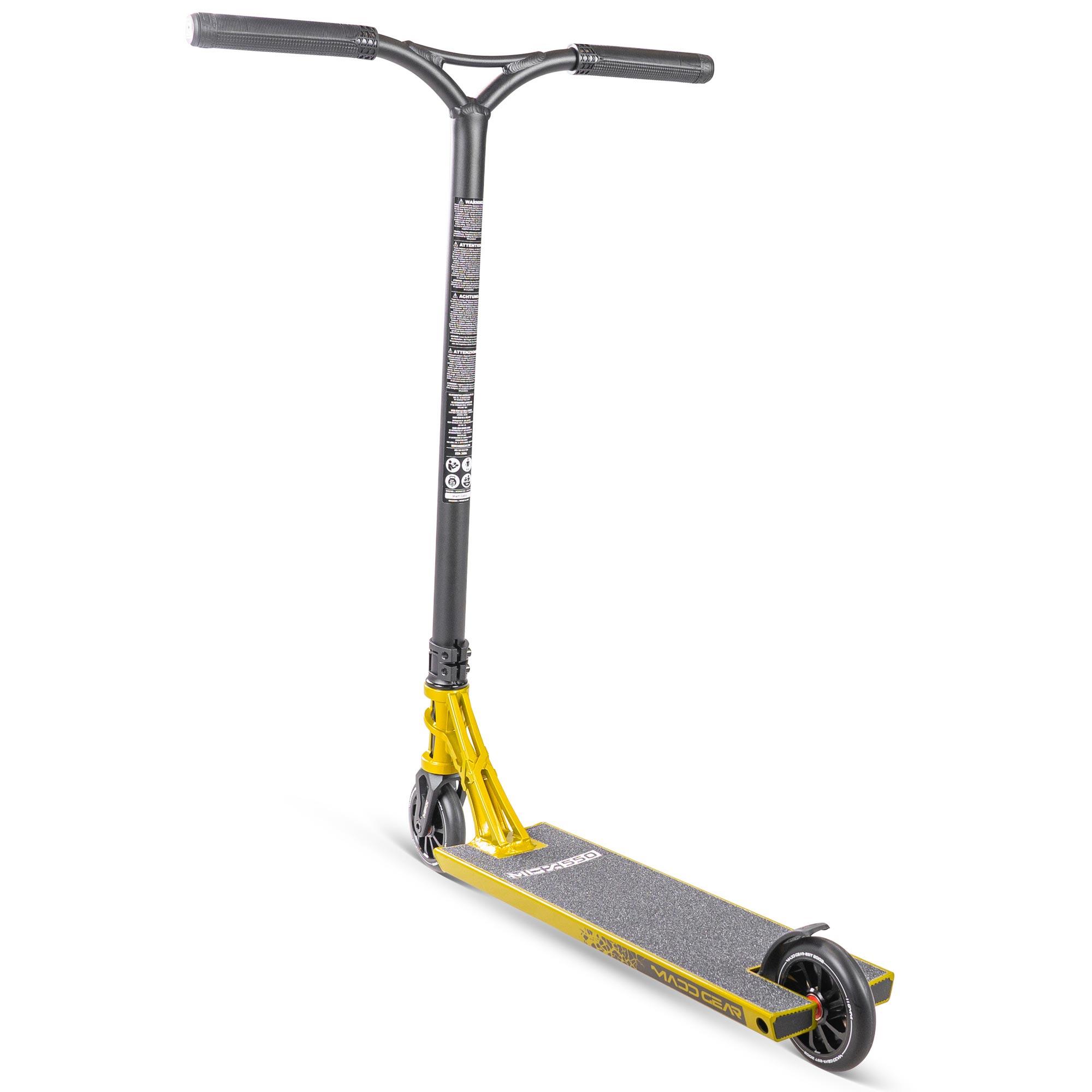 MADD GEAR PRO Trottinette Jaune Stunt urbaine, durable pour freestyle 2/7