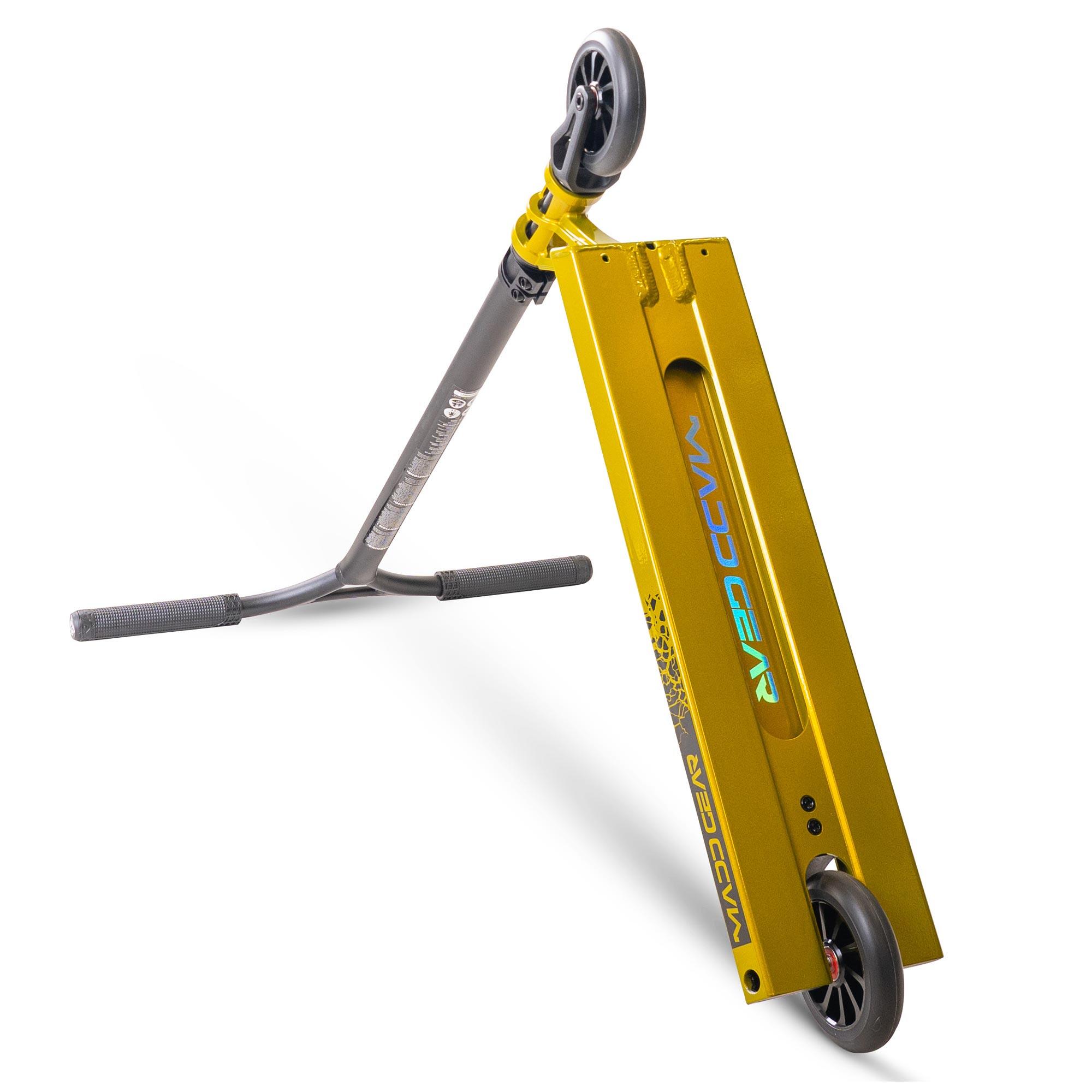 MADD GEAR PRO Trottinette Jaune Stunt urbaine, durable pour freestyle 6/7