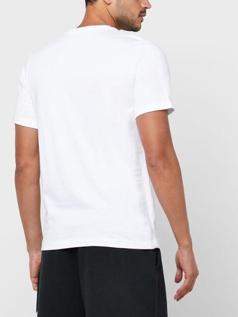 T-shirt à manches courtes pour homme Nike Sportwear club blanc 5/7