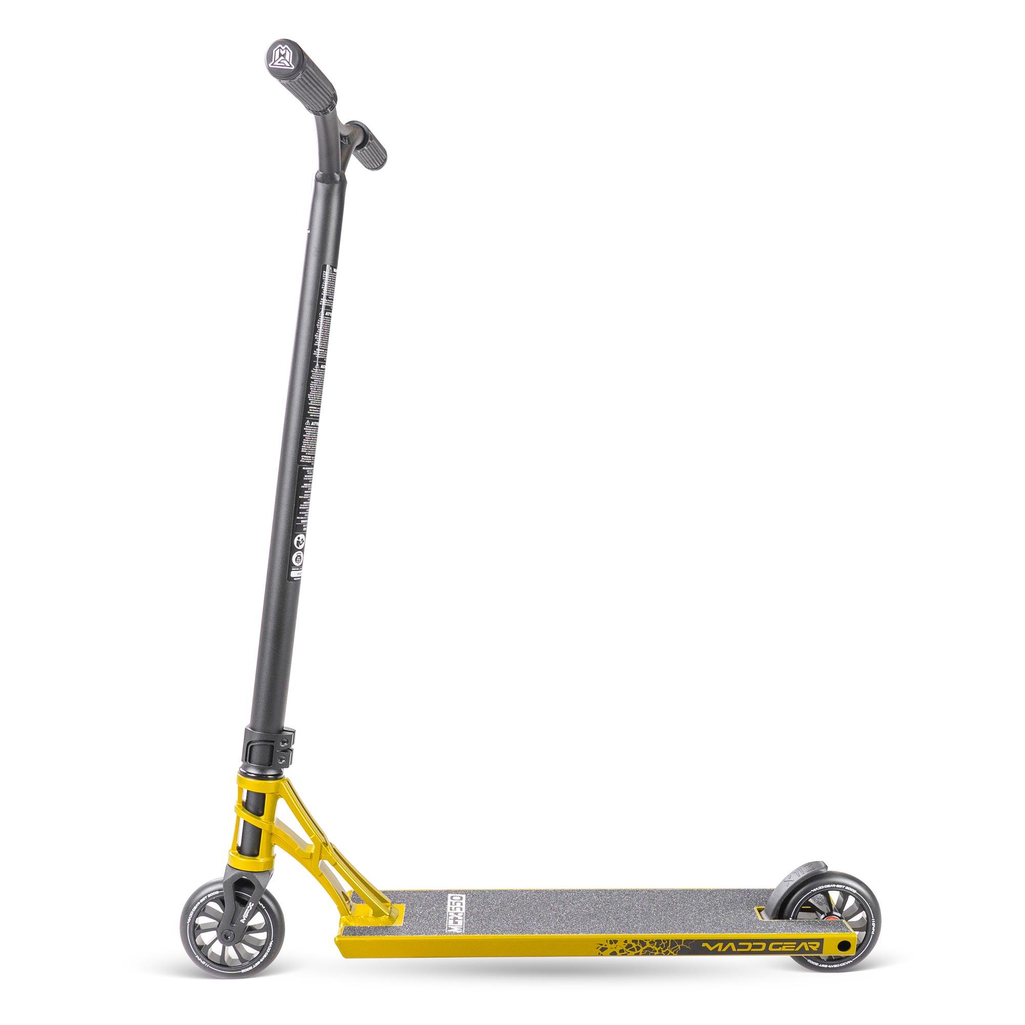 MADD GEAR PRO Trottinette Jaune Stunt urbaine, durable pour freestyle 3/7