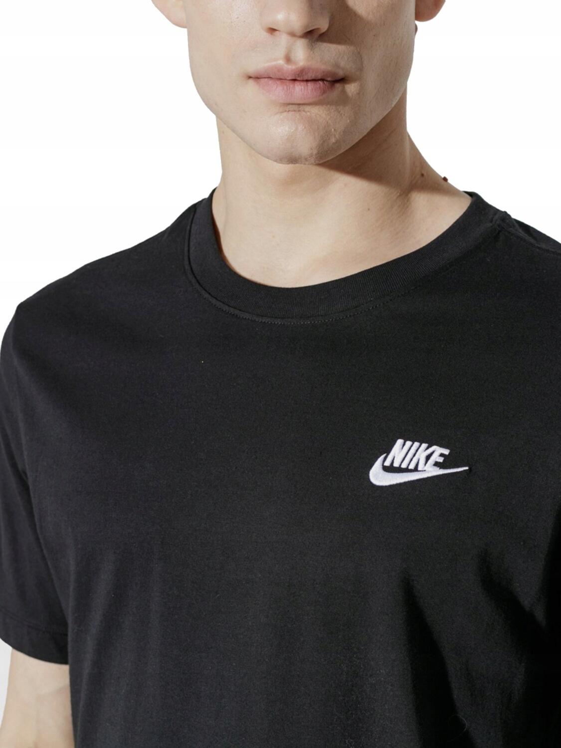T-shirt à manches courtes pour homme Nike Sportwear club Noir 5/7