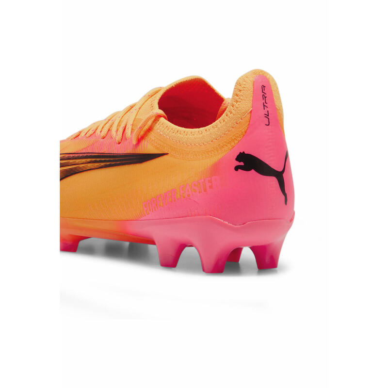 Kopačky ULTRA ULTIMATE FG/AG PUMA Sun Stream Black Sunset Glow Orange Pink