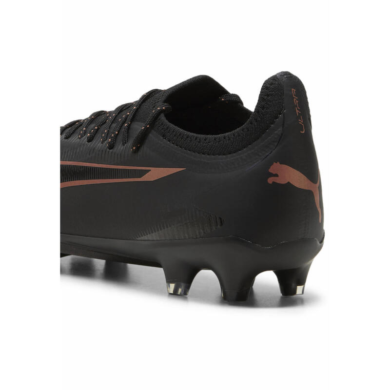 Ghete de fotbal ULTRA ULTIMATE FG/AG PUMA Black Copper Rose Metallic