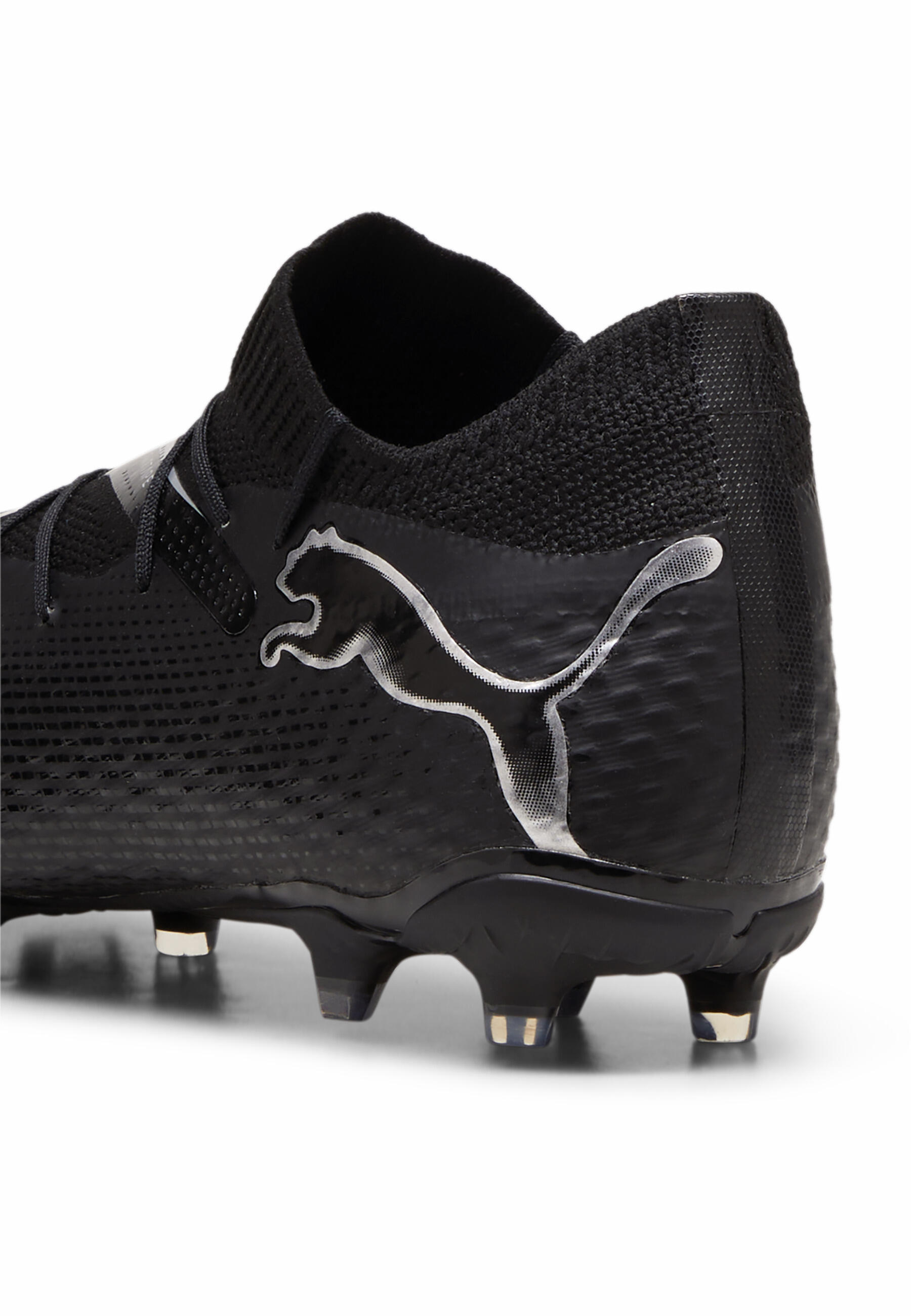 Scarpe da calcio FUTURE 7 PRO FG/AG PUMA Black Silver Metallic Gray 2/7