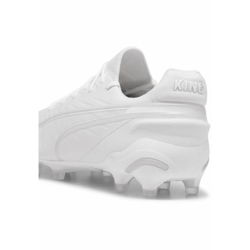 Ghete de fotbal KING ULTIMATE FG/AG PUMA White Silver Metallic