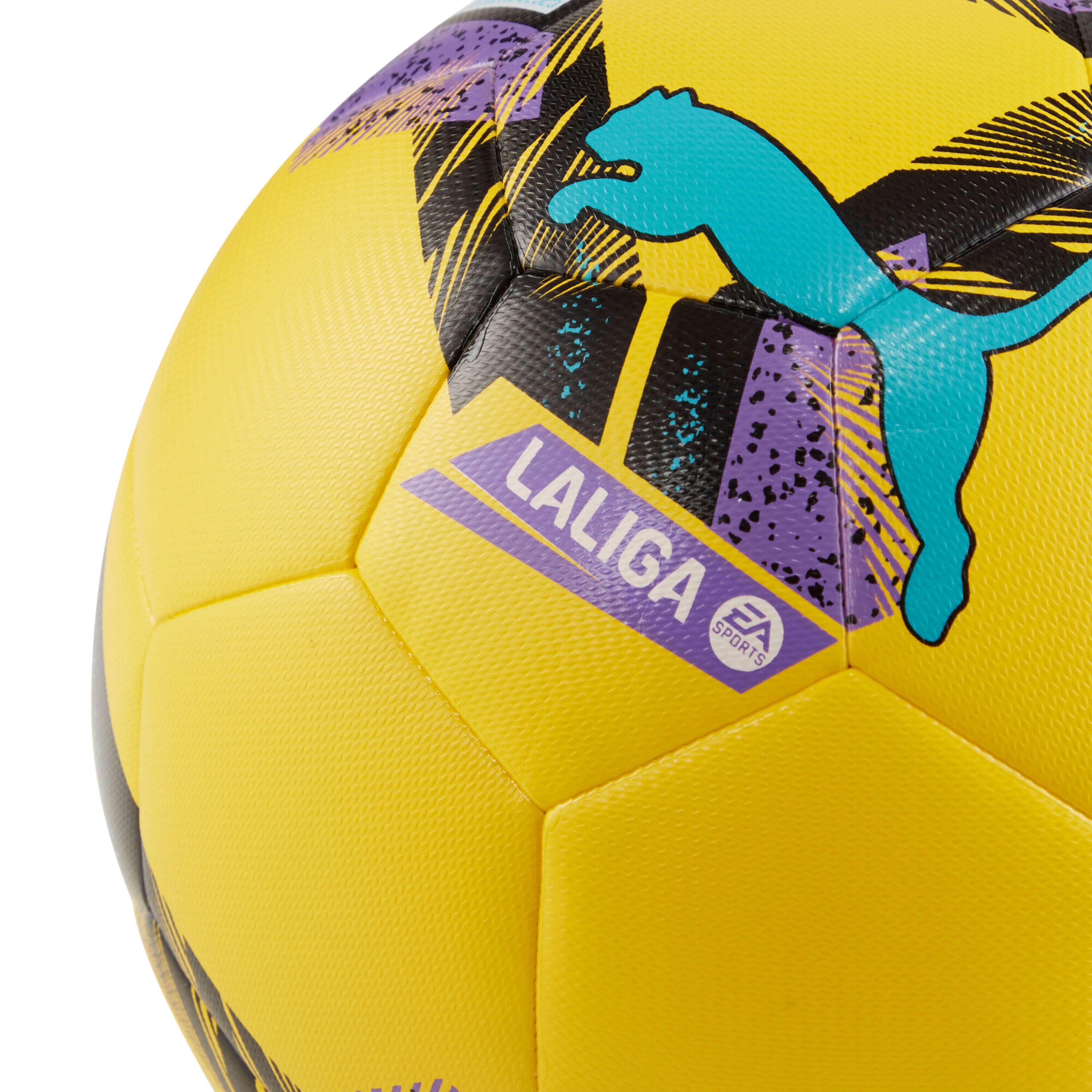 Orbita LaLiga 1 Hybrid Football PUMA Pelé Yellow Multicolor 4/4