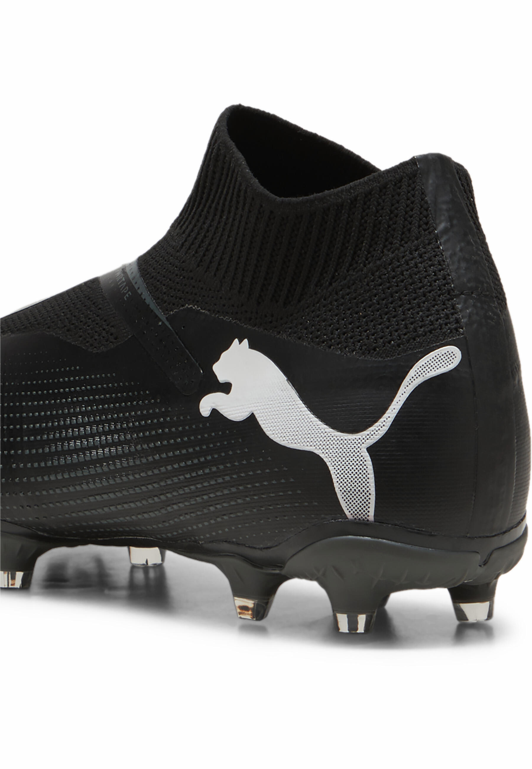 FUTURE 7 MATCH FG/AG Fußballschuhe ohne Schnürsenkel Herren PUMA Black White 2/7
